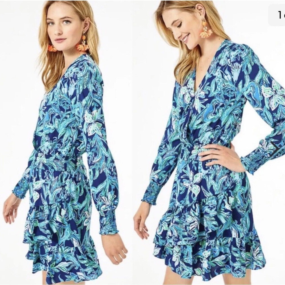 Lilly Pulitzer Cristiana Dress in Take it or Leaf it